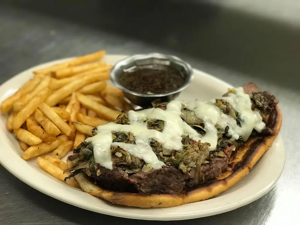 Open Faced Prime Rib Sandwich